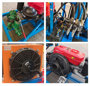 Impianto di Perforazione Idraulico su Ruote a Diesel Profondità Massima 100m Componenti Principali Design Portatile per Perforazione di Pozzi d'Acqua - Product Image 5