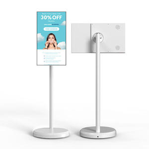 Pantalla LCD Táctil de 21.5 Pulgadas, Señalización Digital Publicitaria con Android 12 para Interiores, TV Inteligente Portátil con Base Móvil - Product Image 1