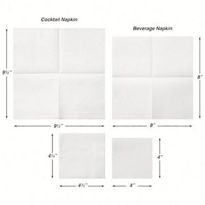 Personalized Custom Napkins with logo Wholesale Eco-friendly 2-ply Tissue <b>Paper</b> Napkins Virgin Wood Pulp Serviettes De Tables - Product Image 4