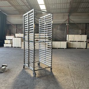 Disesuaikan 201 304 makanan baja tahan karat baki kue rak troli roti pendingin panci mobil rak penyimpanan untuk peralatan dapur - Product Image 1