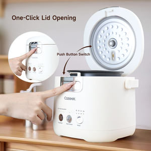 Mini Cuiseur à Riz Coréen Électrique Multifonctionnel Intelligent avec Maintien au Chaud pour la Maison, Rose et Blanc, Personnalisation OEM par Usine Chinoise - Product Image 2