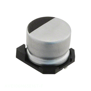 ตัวเก็บประจุ10 UF ตัวเก็บประจุ10 UF 20% 63V SMD Surface Mount AVE106M63E16T-F 10 uF - Product Image 1