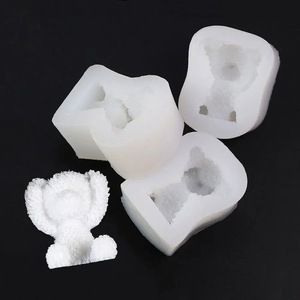 Bear <b>Silicone</b> Mold 3D Cartoon DIY Cake <b>Baking</b> Mold Flexible Reusable Food Safe - Product Image 2