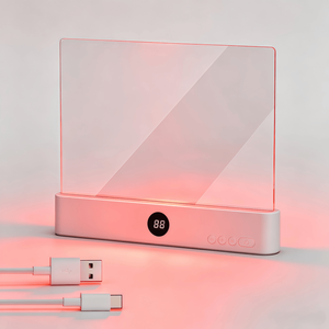 LED flat reading light LED Rechargeable Reading Lamp Portable <b>Bedside</b> Panel Light USB-C reading book light - Product Image 1