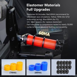 Joystick <span class=keywords><strong>per</strong></span> Simulatore di Corse SIMSONN con Pedali Plusx in Metallo <span class=keywords><strong>per</strong></span> PC, Connessione Cablata - Product Image 3