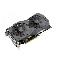 Carte graphique d'occasion RX580 8 Go DDR5 avec ventilateur pour ordinateur de bureau