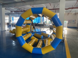 Rodillo de <span class=keywords><strong>rueda</strong></span> caliente inflable de grado comercial, ruedas rodantes de agua inflables flotantes, rodillo para caminar sobre el agua - Product Image 2