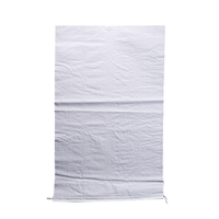 Sac tissé en PP de 50 kg, 25 kg pour céréales, maïs, riz, sable, déchets, sac tissé en PP blanc, sac en PP tissé
