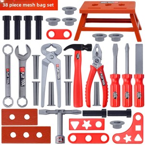 Ensemble d'outils de réparation de tournevis électrique unisexe pour enfants <span class=keywords><strong>jouet</strong></span> de réparation de voiture pour garçon avec simulation perceuse électrique tronçonneuse en plastique - Product Image 6