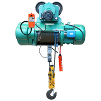 Palans électriques de haute qualité 0,5T 1T 2T 3T 5T avec groupe de crochets pour grue minière, pièces de machines de construction, palan électrique CD