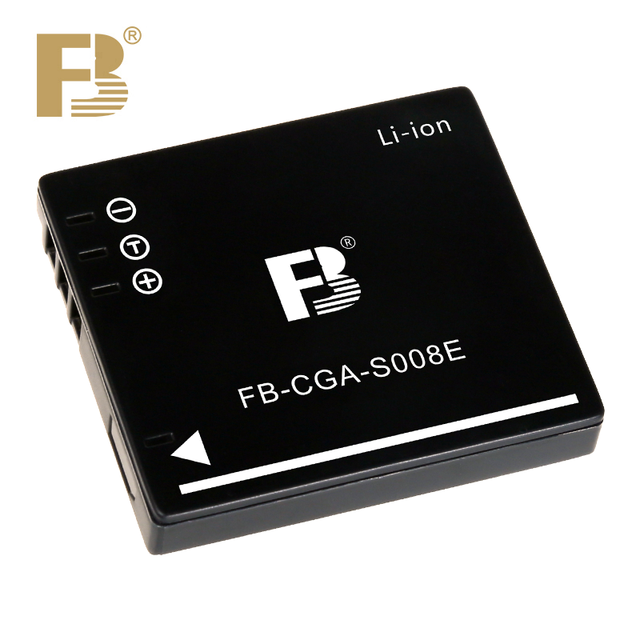 FB CGA-S008E BCE10 Camera Battery for DMC-FX30 FX35 FX36 FX38 FX55 Camera Battery Lumix