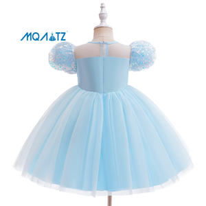 Robe <span class=keywords><strong>Elsa</strong></span> de <span class=keywords><strong>luxe</strong></span> pour filles Costume de princesse pour enfants TV Movie Halloween Robe sexy pour enfants - Product Image 4