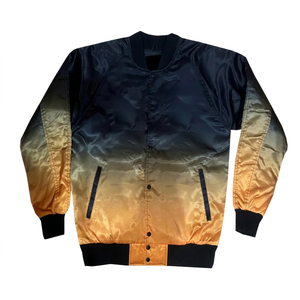 Veste universitaire personnalisée en satin sublimé, brodée, matelassée, imperméable et respirante, en soie d'automne, haute qualité, pour fraternité - Product Image 1