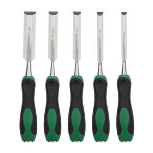 Ciseaux à bois Tuosen 10mm 12mm 16mm 19mm 25mm à pointe droite, outils de travail du bois, manche résistant aux chocs - Product Image 1