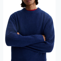Pull-over décontracté 3D de haute qualité 100 % coton à manches longues pour homme – Mode hiver