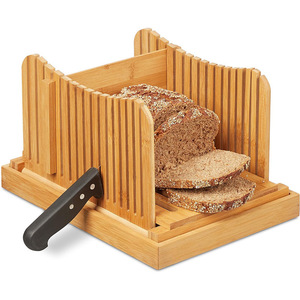 Trancheuse à pain en bambou Haohua, plateau à découper le pain en bois pliable, style minimaliste, outils de pâtisserie - Product Image 4