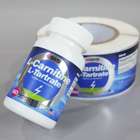Etiqueta Adhesiva UV Personalizada Resistente al Agua - Etiquetas Adhesivas Personalizadas Resistentes a la Intemperie y a la Luz Solar para Botellas de Cosméticos