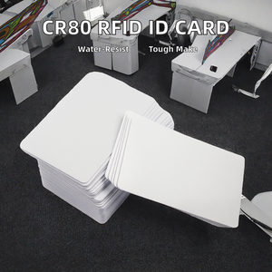 13.56MHz RFID NFC thẻ <span class=keywords><strong>1K</strong></span> Chip CR80 bề mặt mịn có thể in iso14443a kinh doanh thẻ thành viên trắng mờ - Product Image 3