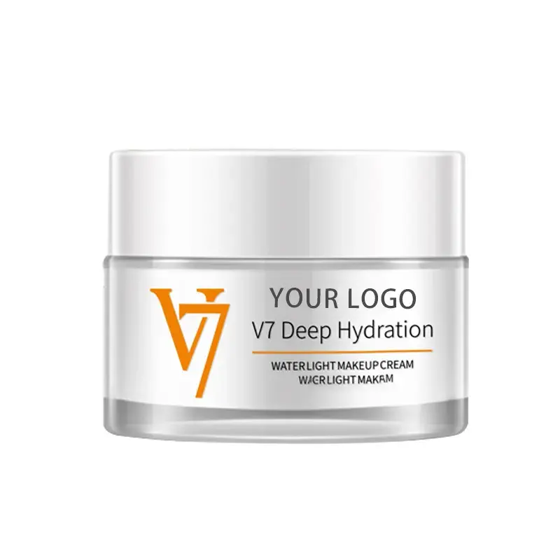 Private Label Natural Organic Skin Care Whitening Refreshing Deep Hydration Cream V7 Vitamin C LIGHT BRIGHTENS Repair Face Cream