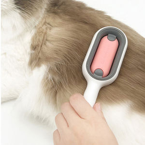 ABS sikat bulu hewan peliharaan dan sisir untuk anjing kucing menghilangkan kusut rambut panjang perawatan membersihkan aksesoris kecantikan dengan kemasan kotak - Product Image 1