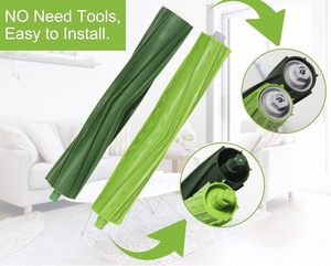 Accessoires de remplacement pour <span class=keywords><strong>aspirateur</strong></span> robot <span class=keywords><strong>IRobot</strong></span> Roombas Combo I7 I7+ : brosses principales, serpillière, sac à poussière, brosse latérale, filtre - Product Image 2