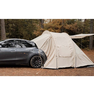 Tente de coffre arrière gonflable pour Tesla Model 3, camping automobile, imperméable, tissu Oxford 3000 mm, abri de hayon, entrée de luxe, 2-3 personnes, véhicule électrique - Product Image 1