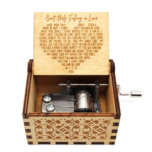 24 Diseños Ecológicos <span class=keywords><strong>de</strong></span> Cajas <span class=keywords><strong>de</strong></span> Música Miniatura <span class=keywords><strong>de</strong></span> Madera Vintage con Grabado Láser y Manivela, con Temática <span class=keywords><strong>de</strong></span> Anime 'Can't Fall in Love', <span class=keywords><strong>de</strong></span> Colores, para Regalo al por Mayor - Product Image 3