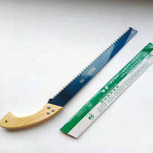Scie à main Hengtai à manche courbé 500 mm, lame fixe, manche en bois, pour le travail du bois et le jardinage - Product Image 3