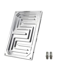 Plaque de distribution d'eau en aluminium 6061 sur mesure avec tubes en cuivre pour batterie de voiture, pour nouveau système Far-drive, en stock