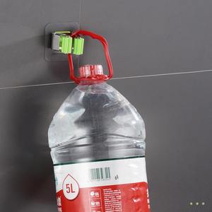 Soporte de montaje en pared DS2779 para el hogar, ganchos de tela para trapear, colgador de escoba autoadhesivo, soporte de escoba y fregona de acero inoxidable - Product Image 4