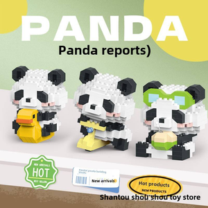 W1508 Série Animaux Micro Blocs <span class=keywords><strong>de</strong></span> Construction <span class=keywords><strong>Mini</strong></span> Briques Panda Puzzle DIY Figurines Jouets Micro Blocs <span class=keywords><strong>de</strong></span> Particules pour Cadeau <span class=keywords><strong>de</strong></span> Noël - Product Image 3