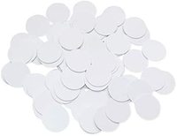 NFC Mobile Social Media Tag 25mm Redondo PVC en blanco Ntag216 215 Nfc Tag Tamaño pequeño con etiqueta Nfc adhesiva fuerte