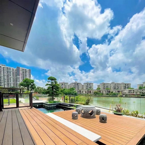 Aveeno chống trượt sợi gỗ không thấm nước ngoài trời Composite cứng WPC Composite rắn decking cho TRIM hình thức Chiết Giang - Product Image 4