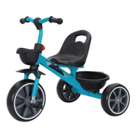 Tricycle deux sièges pour enfants, avec siège arrière, vente en gros d'usine, 2022