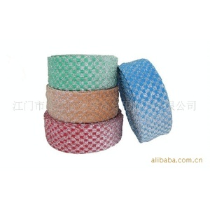 <b>Sponges</b> Scouring Pad Roll Round Multi Color Cleaning Tool For Kitchen Bathroom - Product Image 5