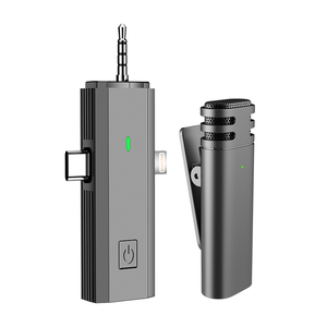3-in-1 <strong>Interface</strong> 2.4G Wireless Lavalier Microphone for Mobile Phones Tablets <strong>Computers</strong> Cameras Collar Clip Record Mini <strong>Mic</strong> - Product Image 1