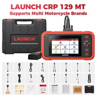 Alat Diagnostik Otomotif Profesional Launch CRP129 MT untuk Sepeda Motor, Mendukung 39 Merek Sepeda Motor, Scanner Mobil Obd 2