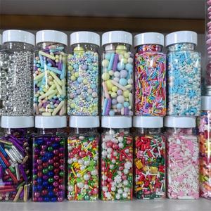Perles de sucre comestibles pour gâteaux, billes de sucre, décorations en sucre, bâtonnets de sucre 100g, pour la décoration de gâteaux et pâtisseries - Product Image 2