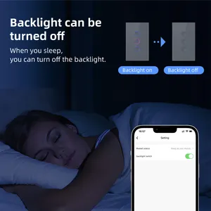 Avatto Tuya intelligenter Wandschalter App WLAN LED-Licht Berührungsschalter Glas 1/2/3/4 Gang WLAN-Schalter intelligentes Zuhause