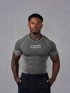 Camiseta Deportiva de Manga Corta de Secado Rápido y Corte Ajustado para Hombre, Estilo Americano, para Gimnasio, Fitness, Entrenamiento y Running - Product Image 4