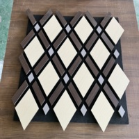 Nouvelle conception de panneau mural acoustique en MDF de forme spéciale pour la décoration murale absorbant le son dans les magasins de détail