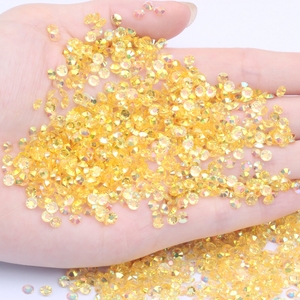 Strass en résine transparente AB 1000 pièces 4 mm 3D pour sacs et chaussures, décorations de vêtements DIY - Product Image 6