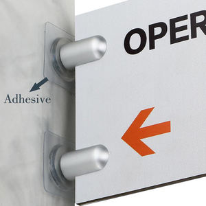 ตัวยึดป้ายอะลูมิเนียมแบบยึดติดด้านข้างตัวยึดป้ายสำหรับสแตนด์ออฟป้าย - Product Image 2