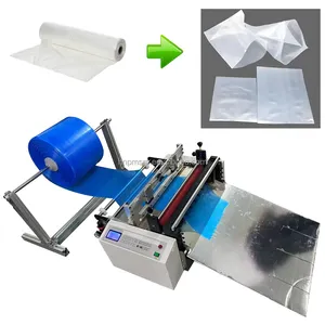 Topkwaliteit Zwarte Polyethyleen Zak Maken Machine Mini Afdichting En Snijmachine Plastic Kledingzak Maken Machine