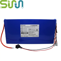 Pack de batteries au lithium DC14.8V personnalisé haute température 85°C ℃   Contrôle par commutateur, communication CAN pour écran d'affichage électronique