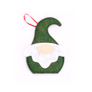 Nouvelles décorations de Noël, ornements en tissu de style nordique représentant le dieu de la terre, ornements de Noël en tissu de style Père Noël, décorations pour sapin de Noël. - Product Image 5