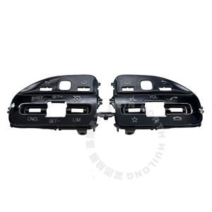 Para Mercedes Benz AMG cubierta de botón de Control de volante <span class=keywords><strong>Piano</strong></span> negro - Product Image 4