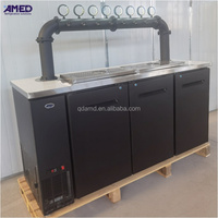 Équipement de restauration professionnel en acier inoxydable, Kegerator distributeur de bière à refroidissement par air, 12 fûts, 620L pour bar