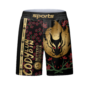 Shorts de <span class=keywords><strong>boxe</strong></span> MMA respirants en gros pour garçons, enfants, sport, fitness, pantalons thaïlandais pour la course et les combats, vêtements d'arts martiaux pas chers - Product Image 6