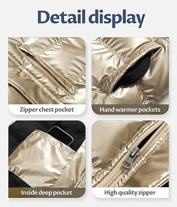 Chaqueta de Cuero Duradera para Hombre, Acabado Impermeable de PU, Transpirable, Ecológica, Construcción sin Costuras, Estilo Moderno para Invierno - Product Image 4